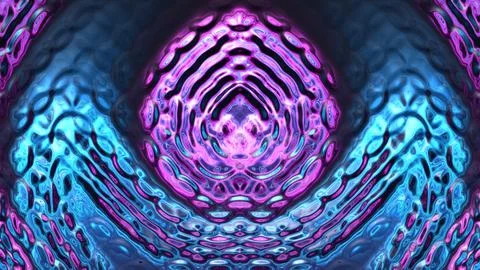 3d Rendering. Abstract violet, blue, black light pattern with the gradient. B Illustrazione stock
