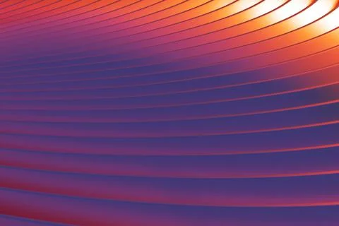 3D rendering of abstract wallpaper. Satisfying design colorful wavy background Stock Illustration