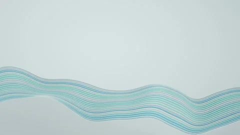 3D rendering abstract wave pattern background Stock Footage 310350300