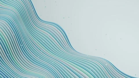 3D rendering abstract wave pattern background Stock Footage 310350340