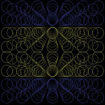 3D rendering of abstraction with 3D surreal sculpture in spherical organic .. Stock Illustration