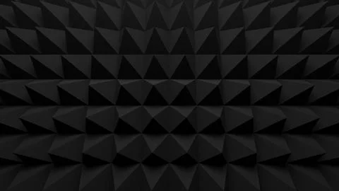 3D rendering of acoustic foam panel. Special material for recording room cl.. Stock Illustration