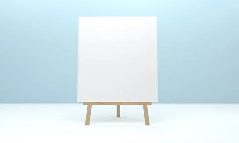 3D rendering of an advertising board empty frames for your images or text Illustrazione stock
