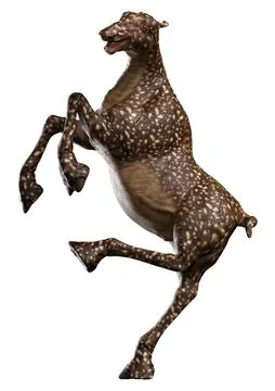 3D Rendering Alien Animal on White Stock Illustration