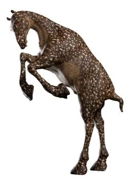3D Rendering Alien Animal on White Stock Illustration