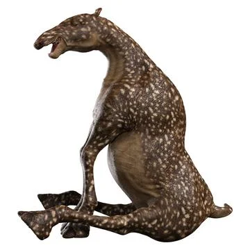 3D Rendering Alien Animal on White Stock Illustration