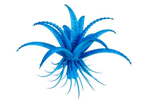 3D Rendering Alien Plant on White Illustrazione stock