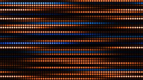 3D rendering amazing bright neon background of round lights Stock Illustration
