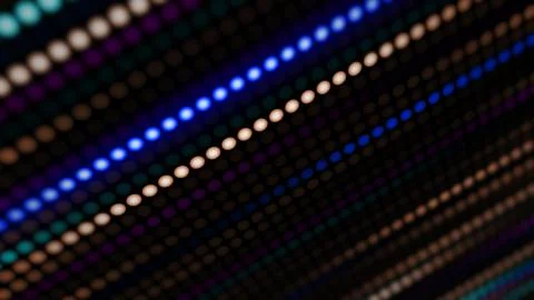 3D rendering amazing bright neon background of round lights 库存插图