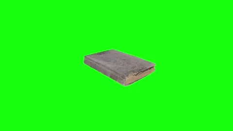 3D rendering of an ancient book on a bright background Stock-Footage 303859733