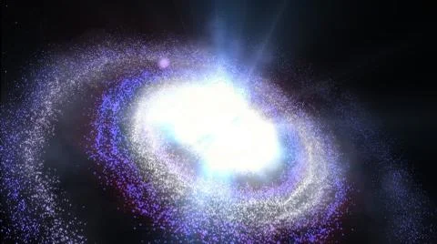 3D rendering and 3d illustration of our galaxy which is aptly named the Milky Stock Illustration