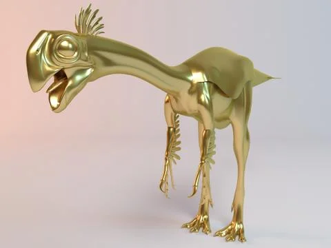3d rendering of animal  inside a stage with high render quality to be used as Stock Illustration