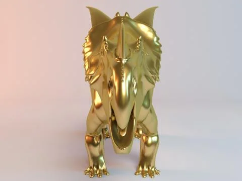 3d rendering of animal  inside a stage with high render quality to be used as Stock Illustration