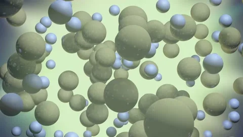 3D rendering. Animation of molecules and atoms. Stock Footage 167095500