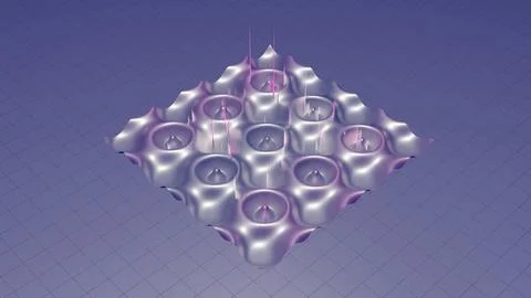 3D Rendering of Anomaly Detection Using Autoencoder Highlighting Spikes on Stock Illustration