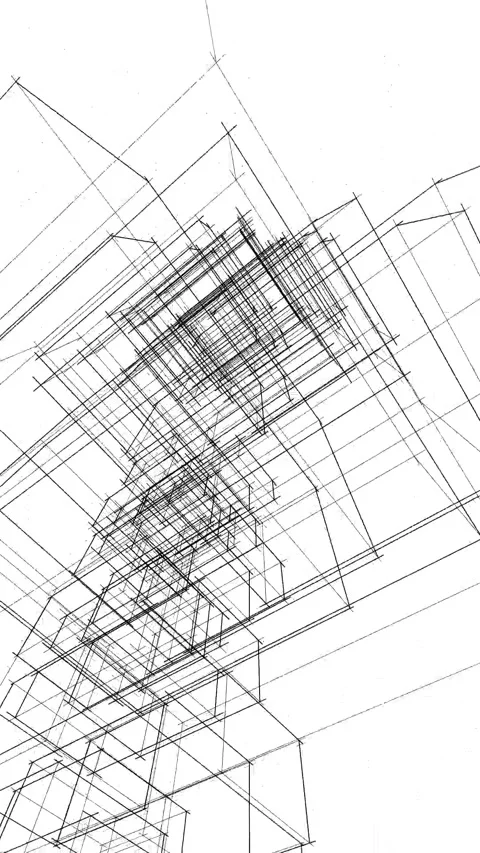 3d rendering architecture Stock Footage 308586212
