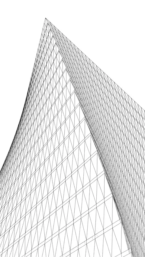 3d rendering architecture Stock Footage 308586276