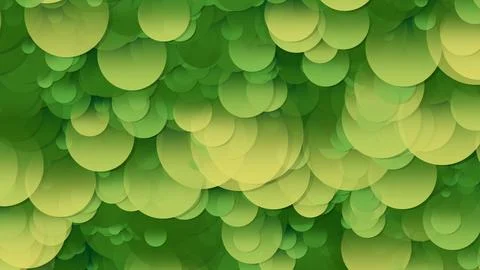 3D rendering of an array of circles. Circles of different sizes in space 스톡 일러스트