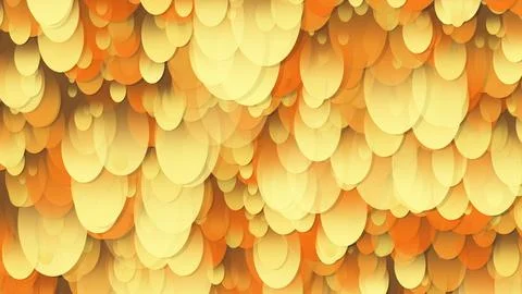 3D rendering of an array of ellipses. Ellipses of different sizes in space 스톡 일러스트