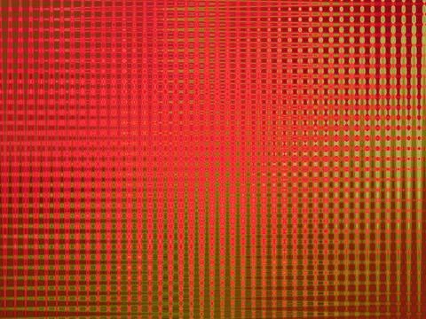 3D rendering art abstract pixel geometric pattern background in red, orange.. Stock Illustration