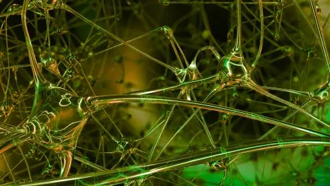 3D rendering of artificial intelligence Stock Illustration