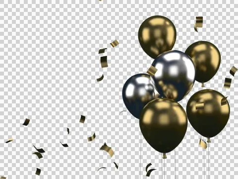 3d Rendering assect for Christmas or New year elements background with decora Stock-Illustration