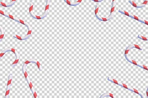 3d Rendering assect for Christmas or New year elements background with decora Stock Illustration