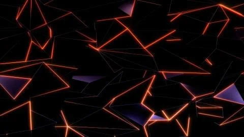 3D rendering background of abstract geometric triangles 스톡 사진