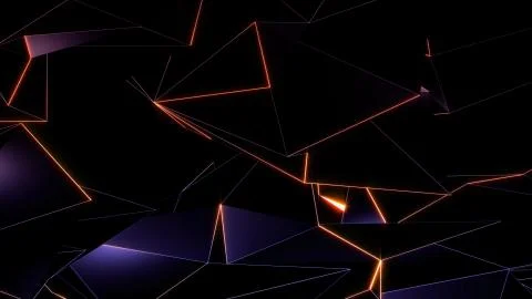 3D rendering background of abstract geometric triangles 스톡 사진
