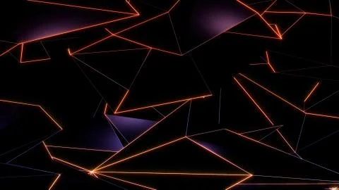 3D rendering background of abstract geometric triangles Stock Photos