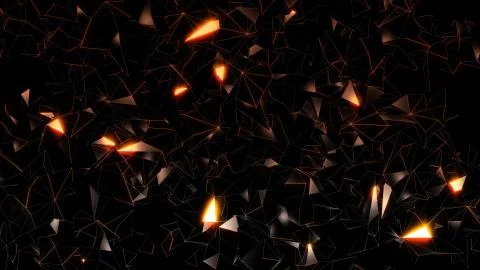 3D rendering background of abstract geometric triangles 스톡 사진