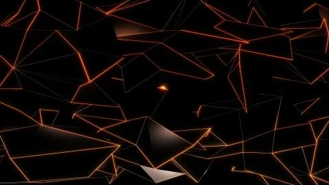 3D rendering background of abstract geometric triangles Foto stock