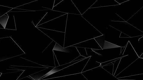 3D rendering background of abstract geometric triangles Foto stock