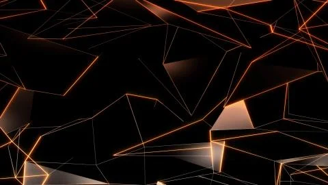 3D rendering background of abstract geometric triangles Foto stock