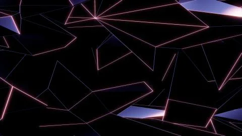 3D rendering background of abstract geometric triangles Stock Photos
