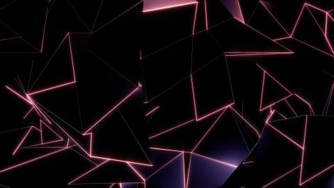3D rendering background of abstract geometric triangles Stock Photos