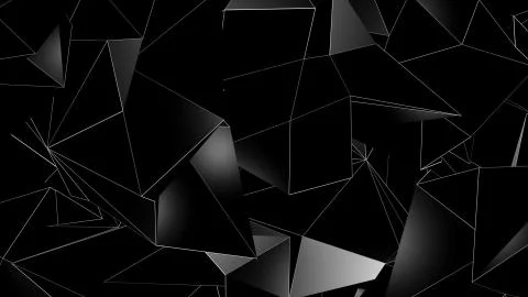 3D rendering background of abstract geometric triangles Foto stock