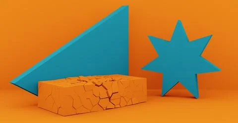 3d rendering background with abstract podium and wall scene background. Иллюстрация