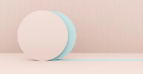 3d rendering background with abstract podium and wall scene background. Stock-Illustration