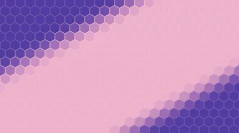 3D rendering of a background based on a hexagonal technological grid Stock Illustration