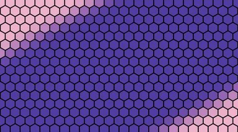 3D rendering of a background based on a hexagonal technological grid Stock Illustration