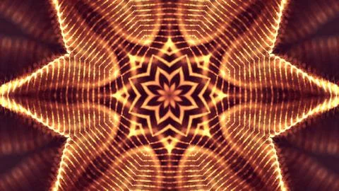 3d rendering background of microworld or sci-fi theme with glowing particles Illustrazione stock