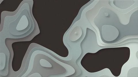 3D Rendering Background in paper style. Abstract brown and grey background Stock Illustration