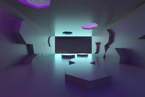 3d rendering of backgrounds abstract. 3d illustration of simple Geometric Illustration