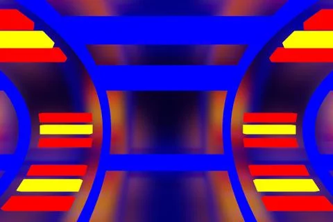 3d rendering of backgrounds abstract. 3d illustration of simple Geometric. Co イラスト素材