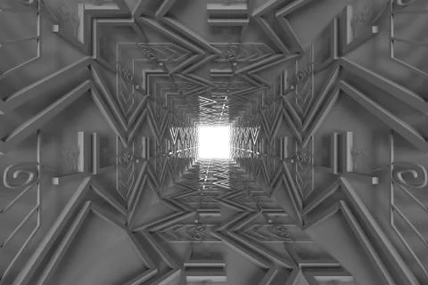 3d rendering of backgrounds abstract. 3d illustration of simple Geometric Stock Illustration