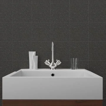 3D rendering bathroom sink Stock Illustration