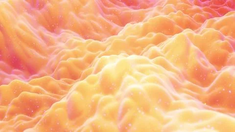 3d rendering. Beautiful abstract 3D background with gradient red colors, surface 스톡 일러스트