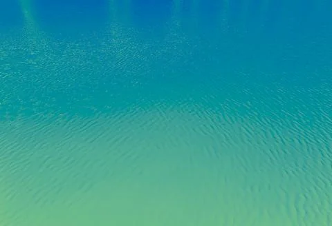 3D rendering of an beautiful abstract blue water surface background 库存插图