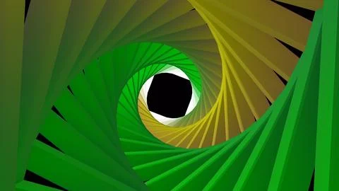 3d rendering. Beautiful Abstract Square Tunnel with blue and red Light Line.. 스톡 일러스트